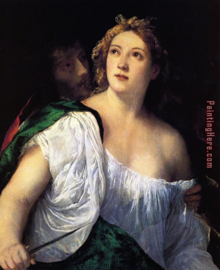 Titian Suicide of Lucretia